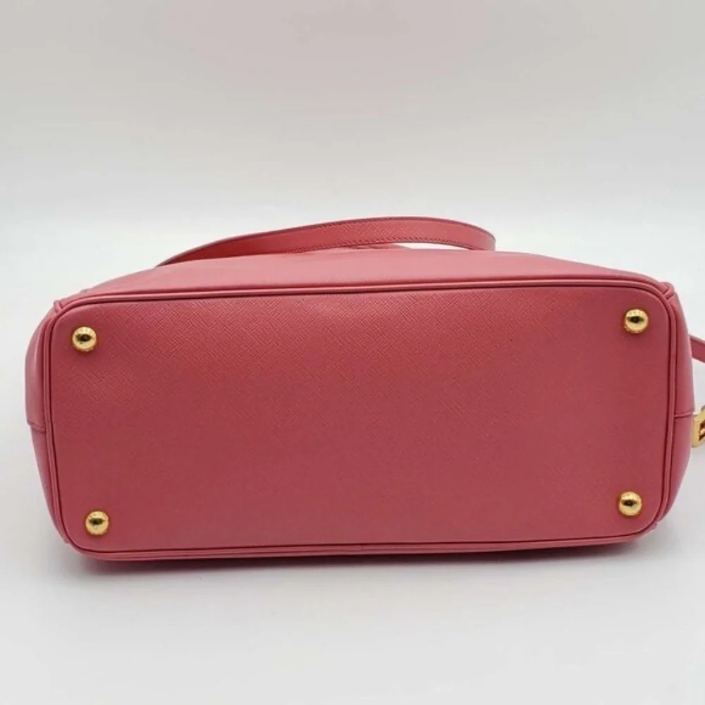 100% Authentic PRADA Galleria Leather Satchel